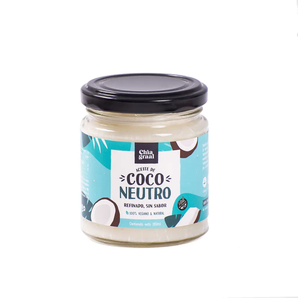 Aceite De Coco Neutro Chia Graal 180Ml