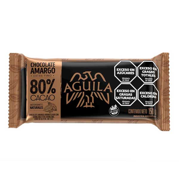 Chocolate Aguila 80% Cacao 150g