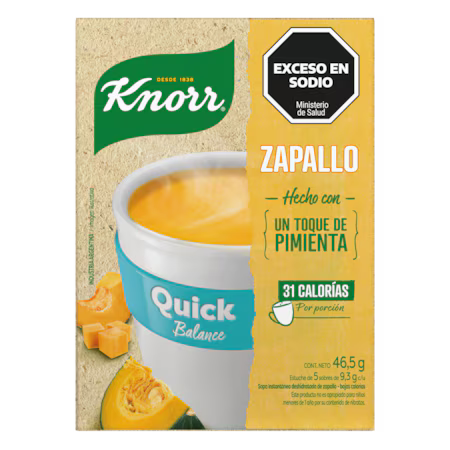 Knorr Quick Zapallo y Romero