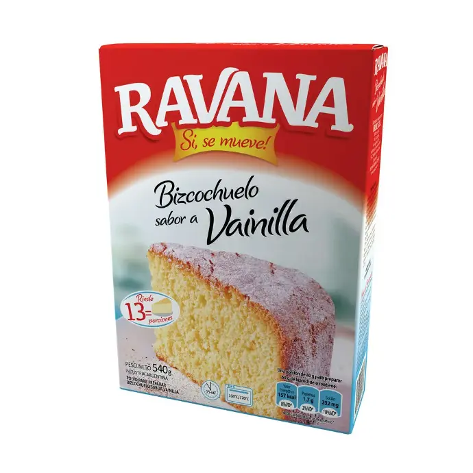 Bizcochuelo Vainilla Ravana