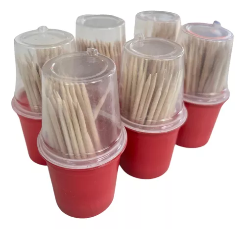 Palilleros Escarbadientes Madera 50u