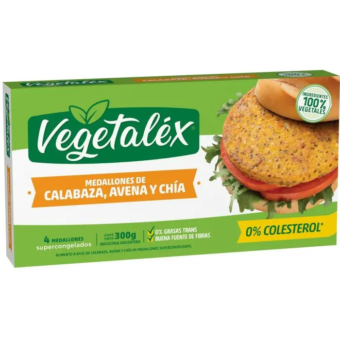 Medallones de Calabaza Vegetalex 4u 300g