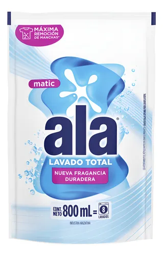 Jabon Liquido Ecolavado Doypack Ala 800 ml