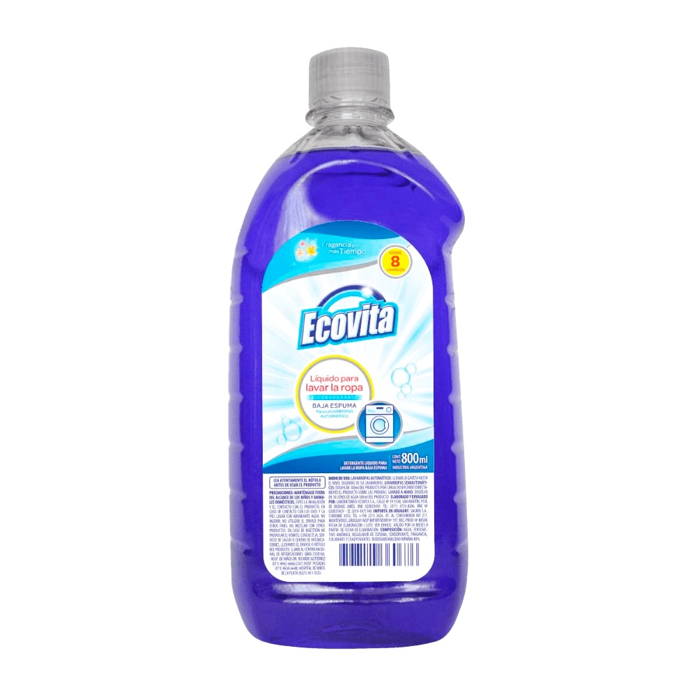 Jabon Liquido Botella Ecovita 800Ml