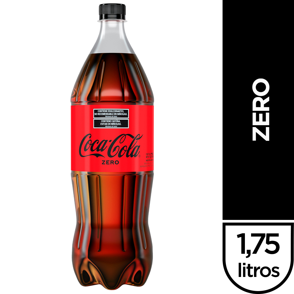 Gaseosa Coca cola Zero 1750 cc