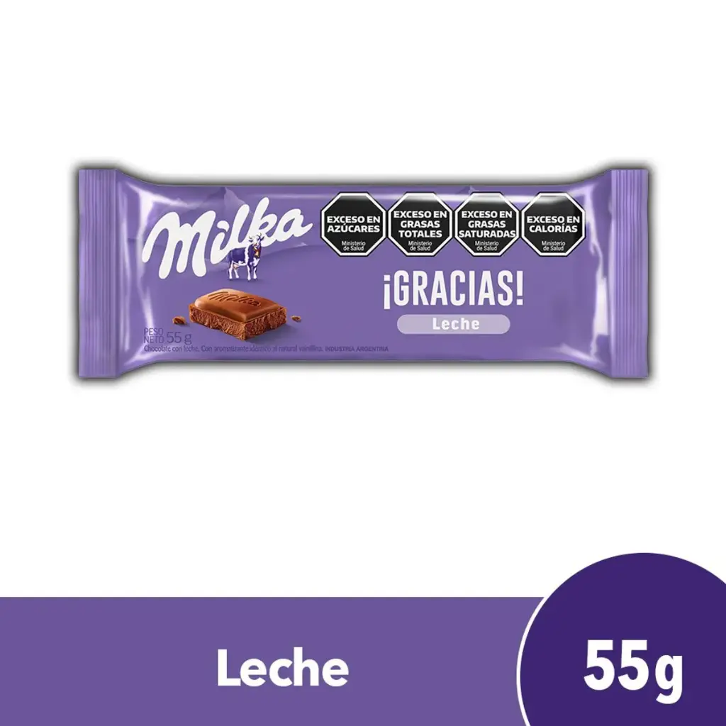 Chocolate Leche Milka 55g