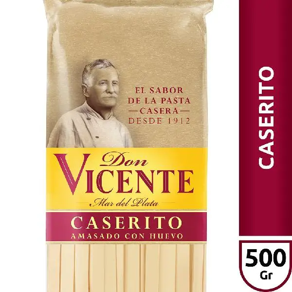 Fideos Laminados Caserito Don Vicente 500grs