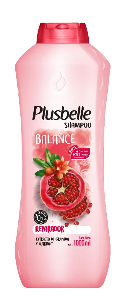 Shampoo Balance Reparador Plusbelle 1000Ml 