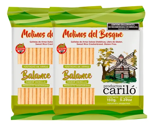 Tostadas Arroz  Balance Molinos Del Bosque 150g