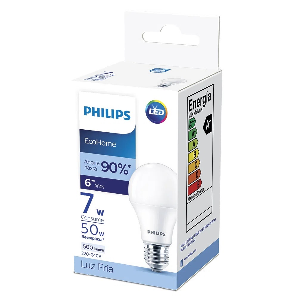 Lampara Led Clásica Philip 7w