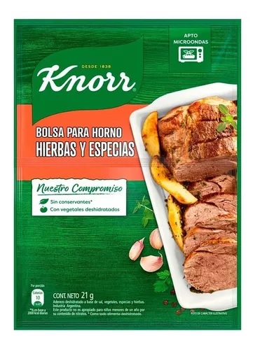 Bolsa para Horno Hierbas y Especies 21g