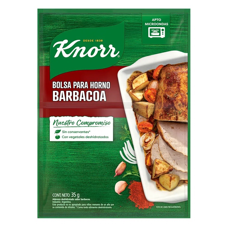 Bolsa Para Horno Barbacoa Knorr 35g
