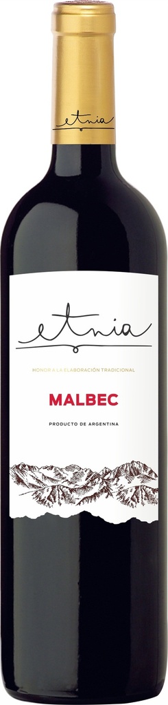 Vino Malbec Roble Etnia 750Ml