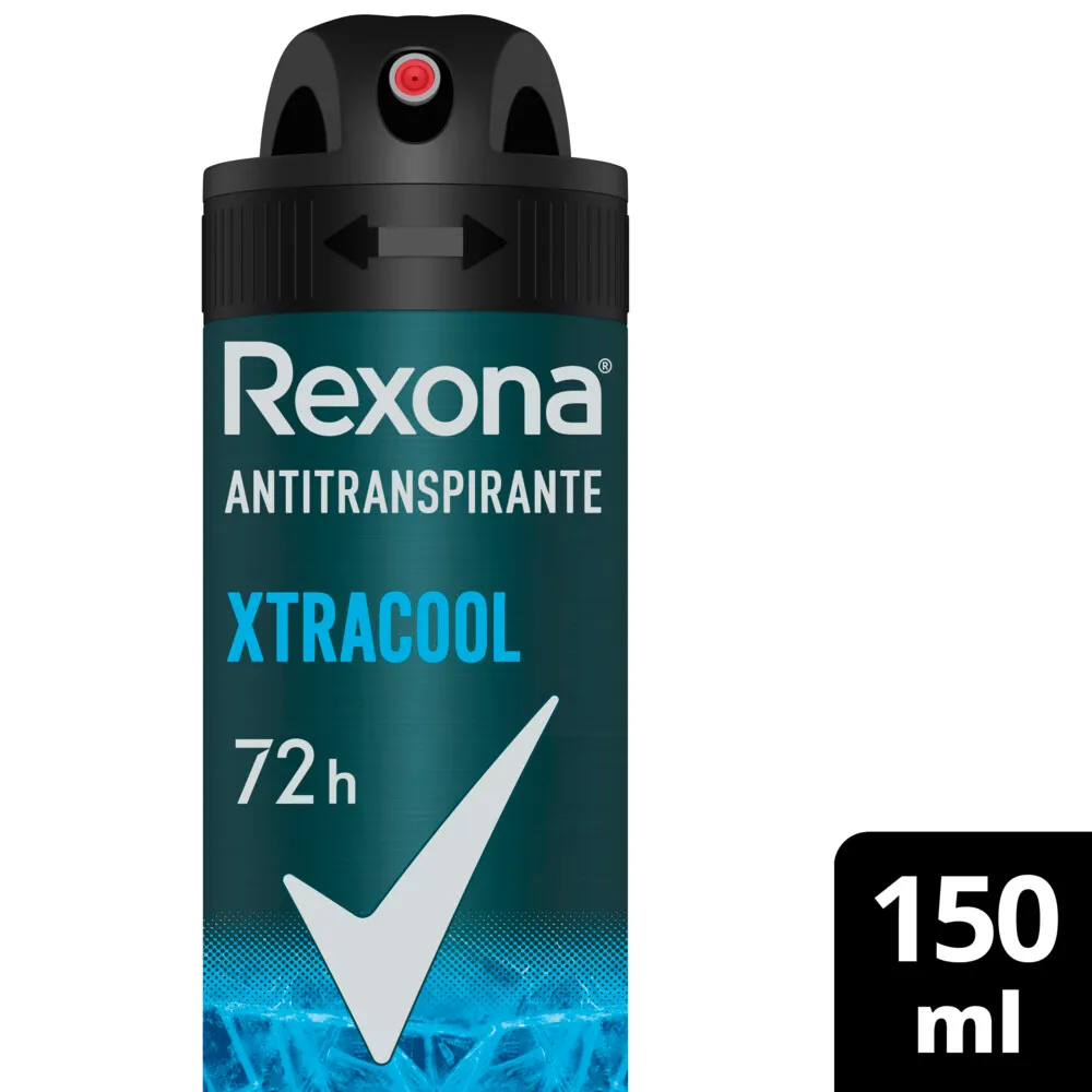 Desodorante antitranspirante rexona extracool aerosol 150cm3