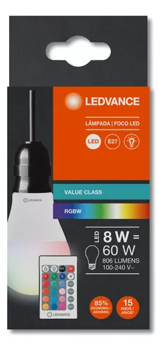 Lampara Led Color Rgb Ledvance 8w