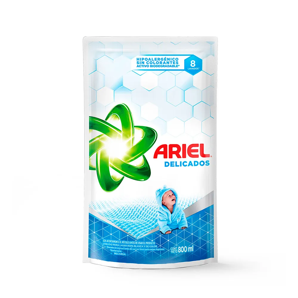 Ariel Jabón Liquido Delicados Dp 800