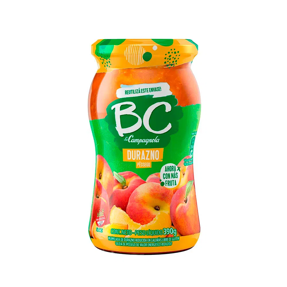 Mermelada de Durazno BC 390g