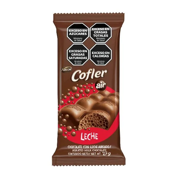  Chocolate Aireado Leche Cofler 27g