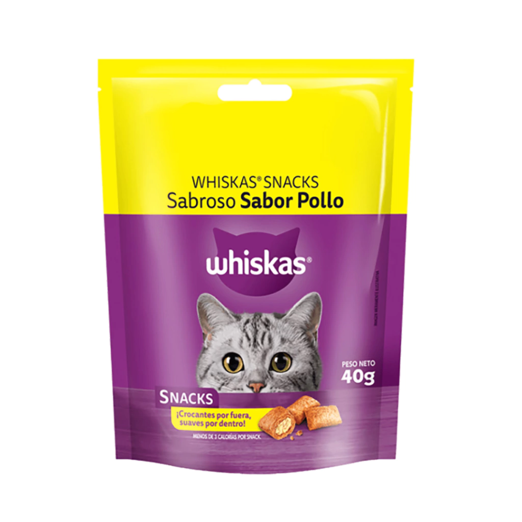 Snacks para Gatos de Pollo Whiskas 40g