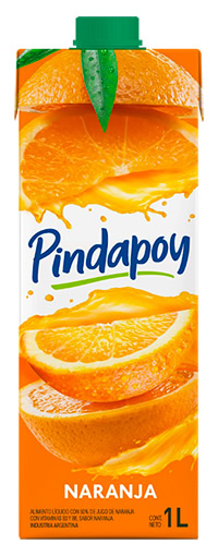 Jugo Pindapoy Naranja 1 L