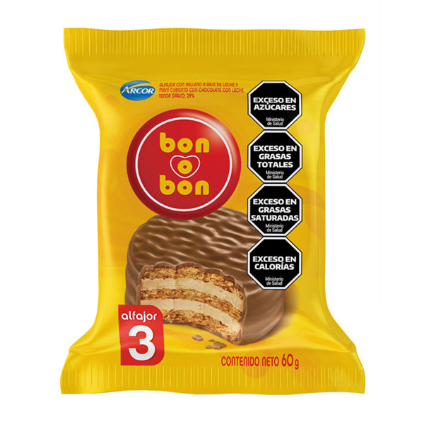 Alfajor Bon o Bon Triple 60g