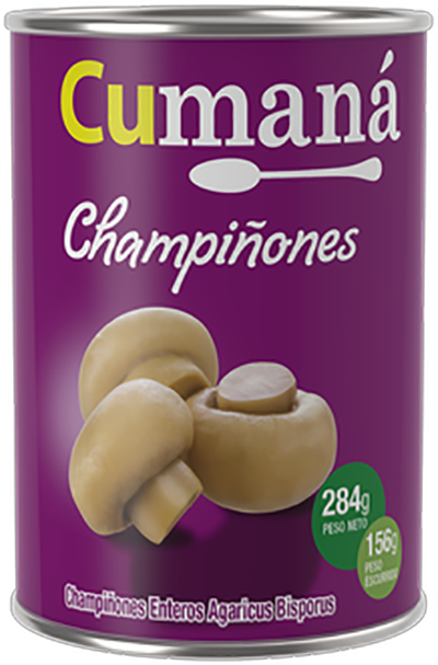 Champiñones Enteros Cumana 284g