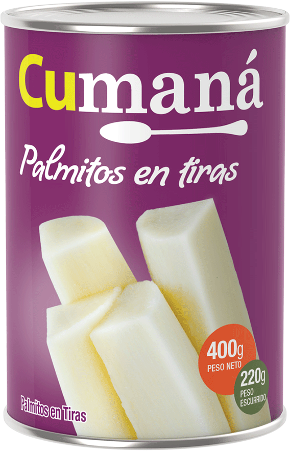 Palmitos Enteros Cumana 400 Gr.