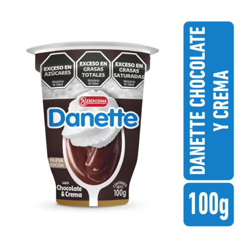 Postre chocolate con crema Danette 100gr