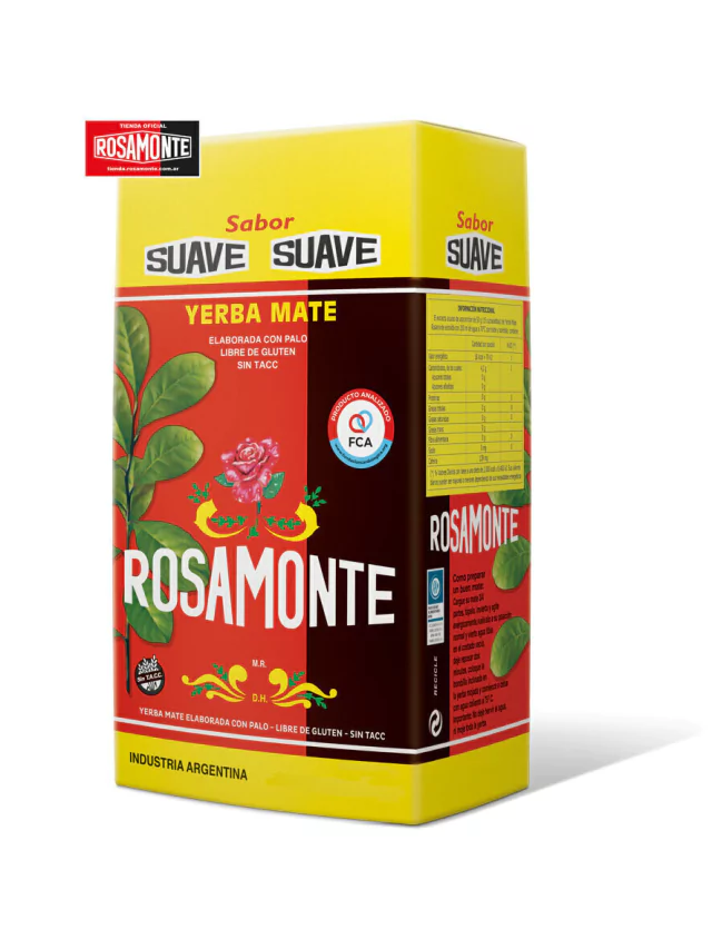 Yerba Mate Suave Rosamonte 1Kg