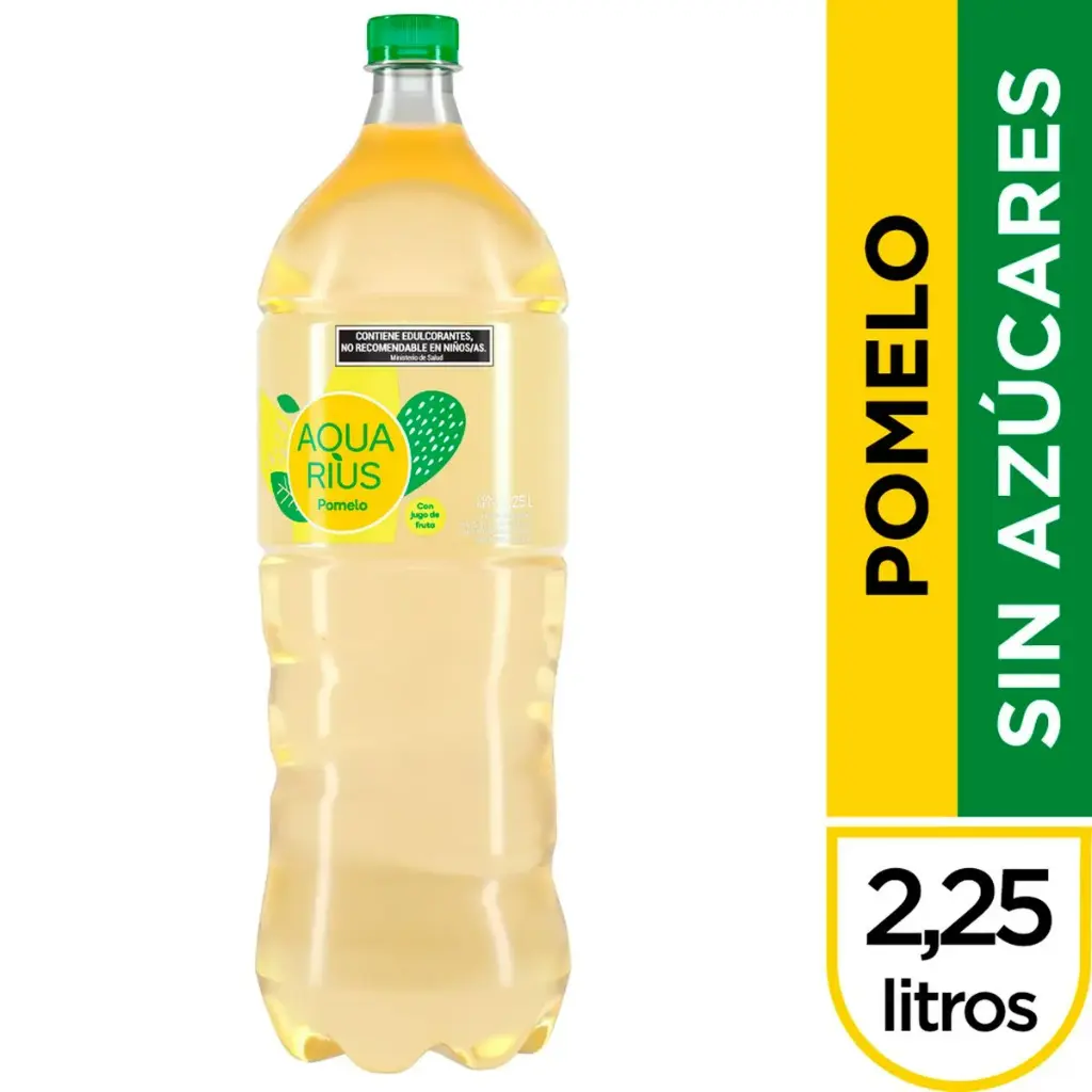 Agua Saborizada Pomelo Sin Azúcares Aquarius 2250cc