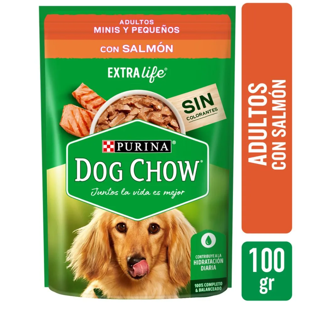 Alimento Humedo Salmon Raza Mini Dog Chow 100 Gr