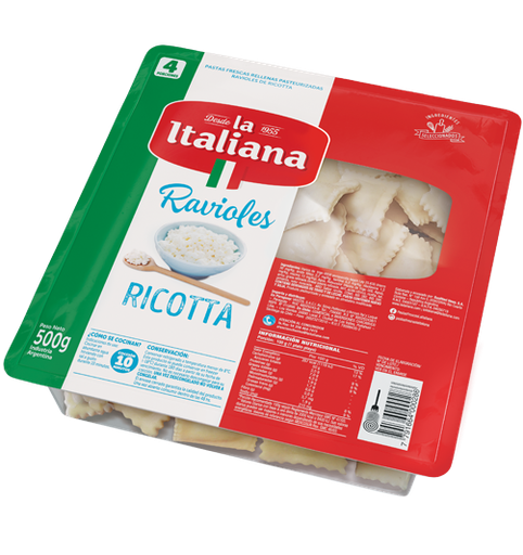 Ravioles Ricota La Italiana 500g