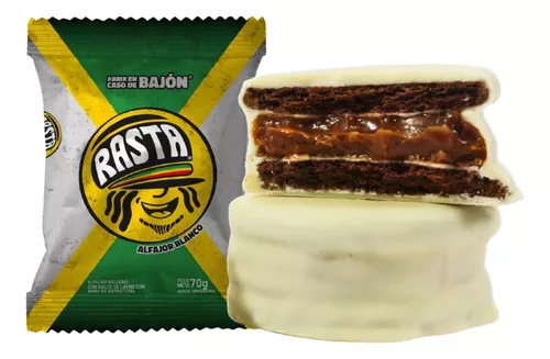 Alfajor Blanco Rasta 70 g