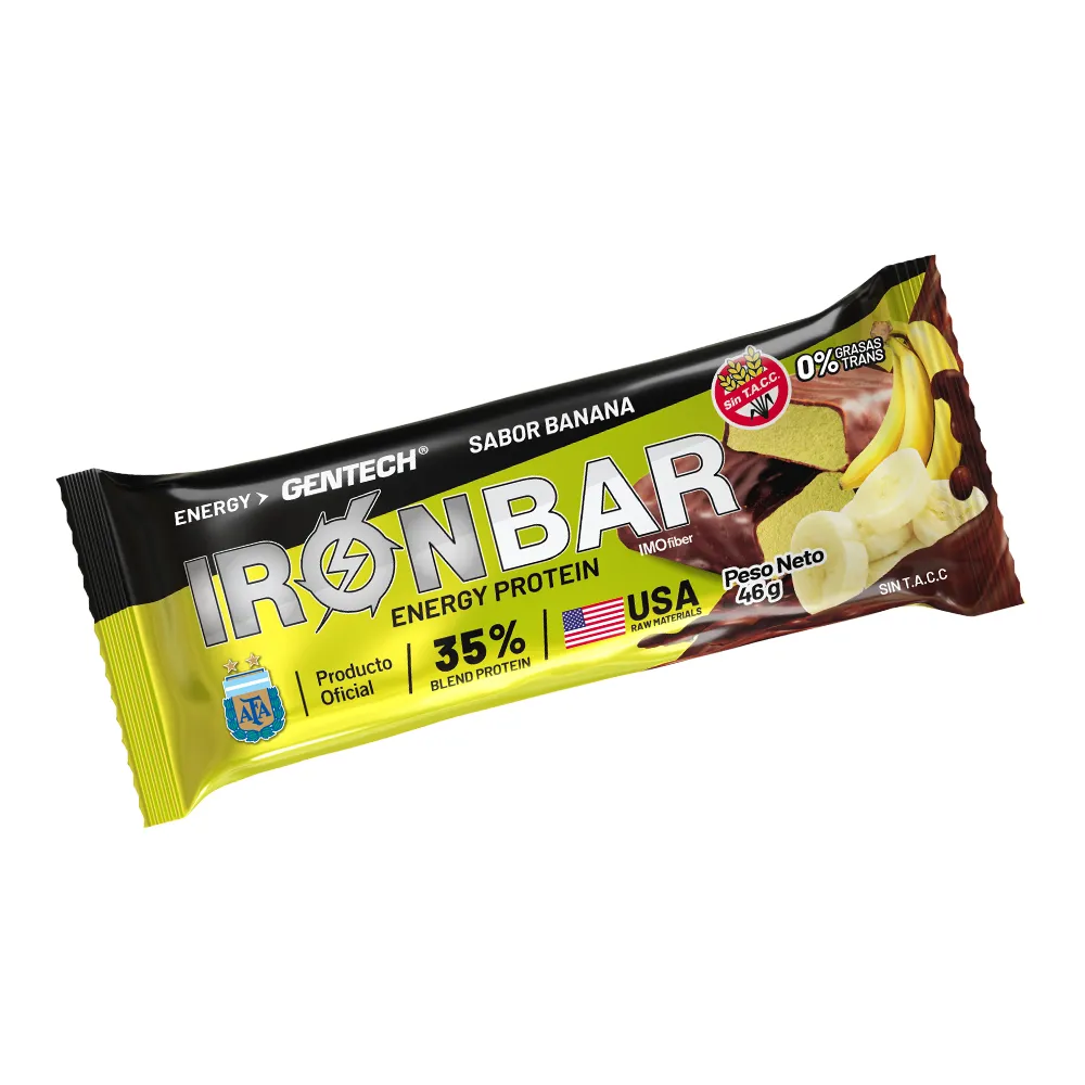 Barra Proteica Iron Bar Banana 46g 