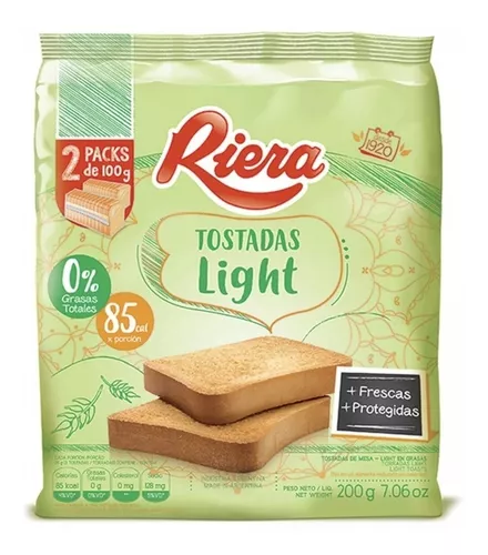 Tostadas Light Riera 200g