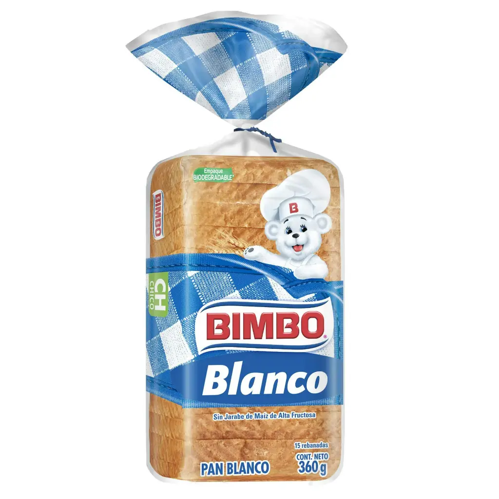 Pan de Molde Blanco Chico Bimbo 400 g