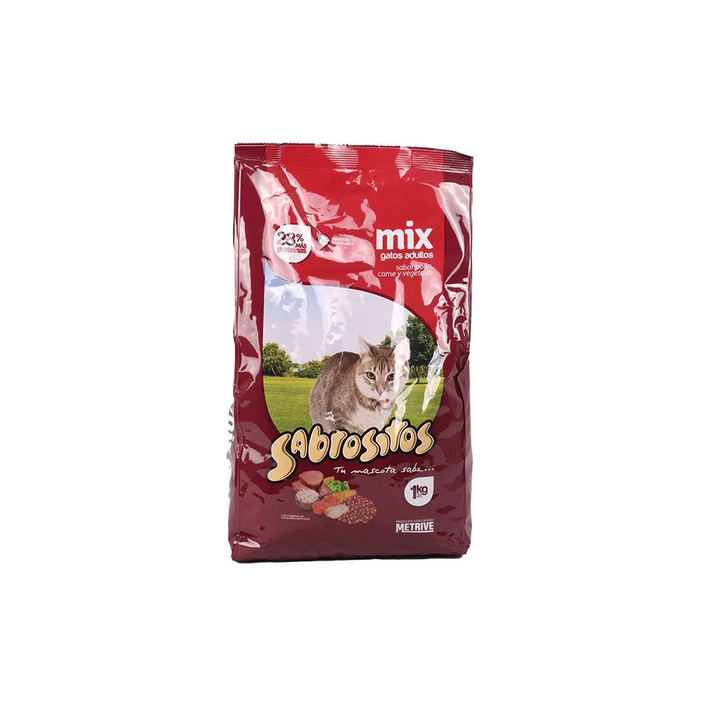 Sabrosito Para Gatos Carne Vegetales 1KG