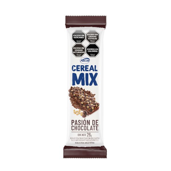 Barra Pasión De Chocolate Cereal Mix 26g