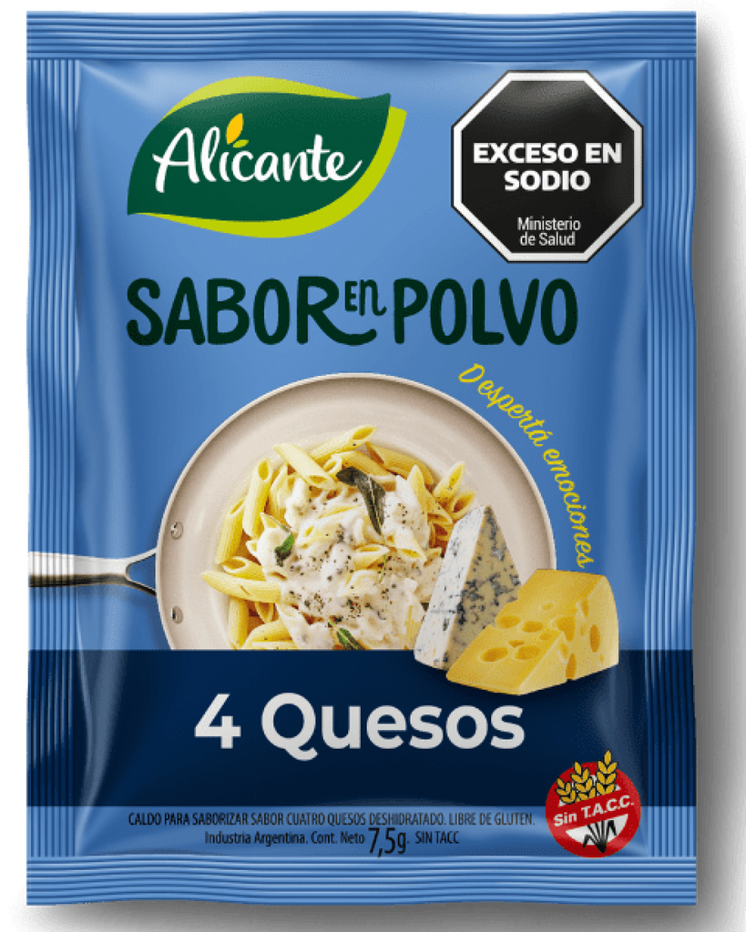 Saborizante 4 Quesos Alicante 7,5g