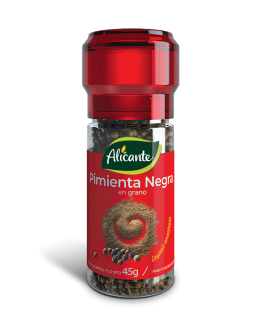 Molinillo de pimienta negra 45g