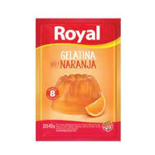 Gelatina Naranja Royal 22g 