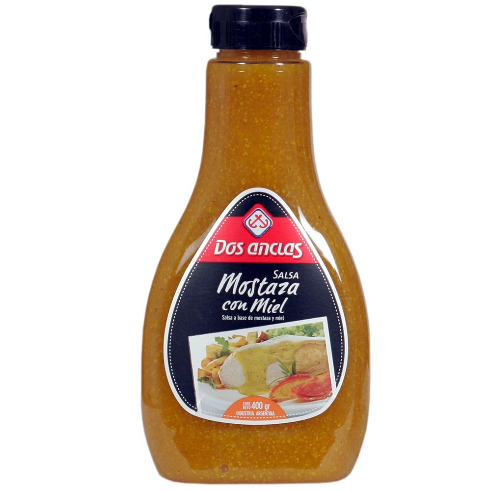 Salsa De Mostaza Con Miel Dos Anclas 400g