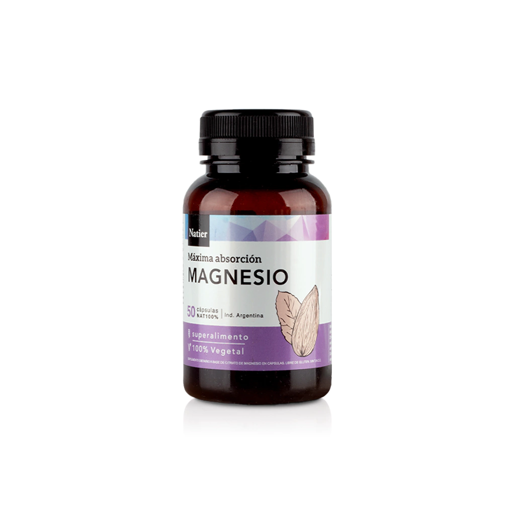 Magnesio Natier 50 Cápsulas