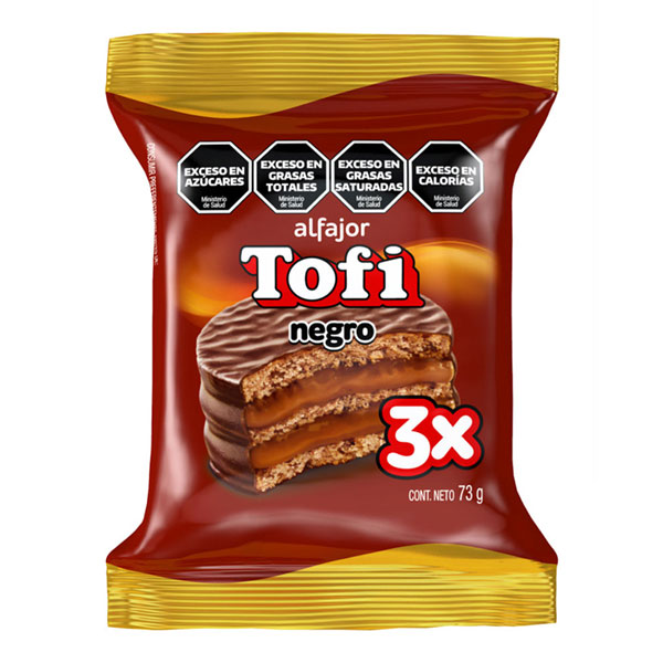 Alfajor Leche Triple Tofi 73g