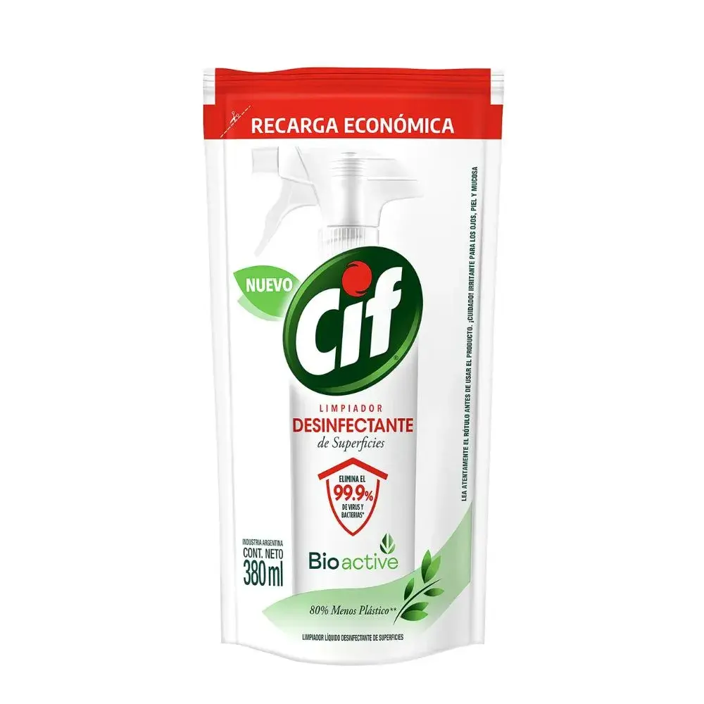 Cif Limpiador Desinfectante Dp 380Ml