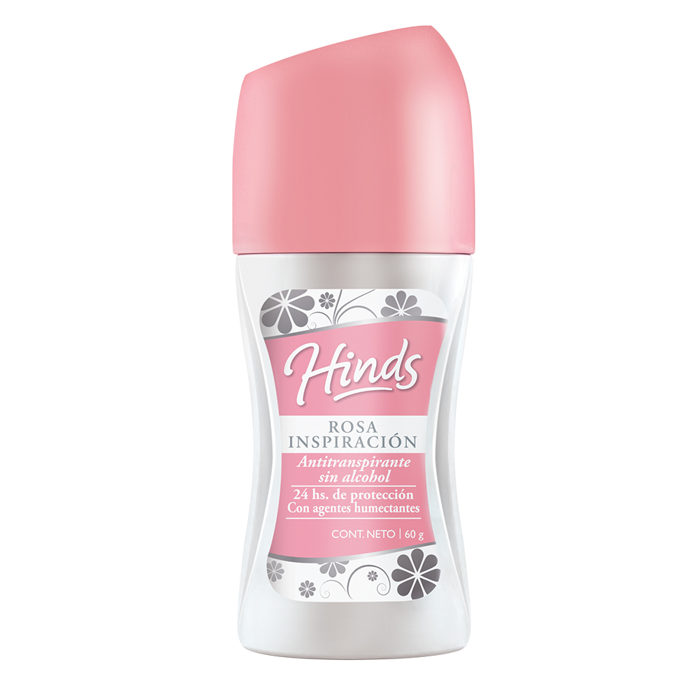 Antitranspirante Rosa Inspiration Roll On Hinds 60g
