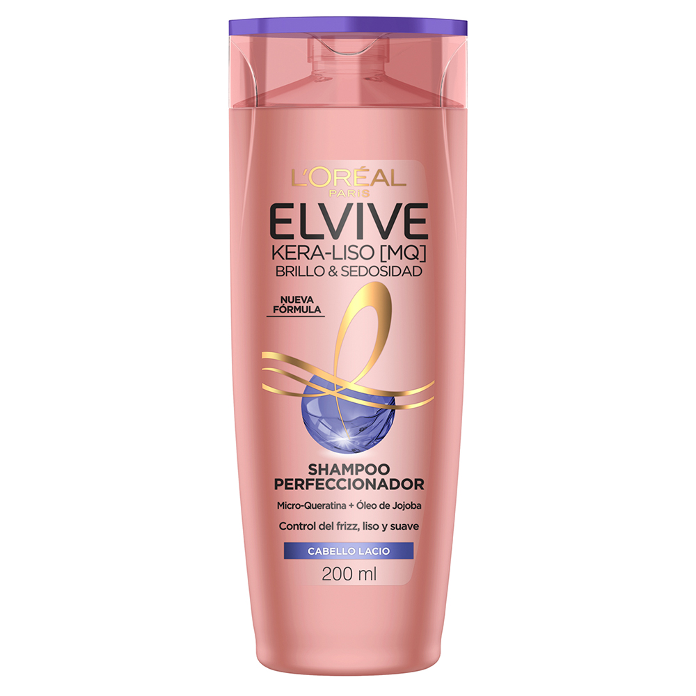 Shampoo Keratina Liso Perfecto Elvive 200Ml