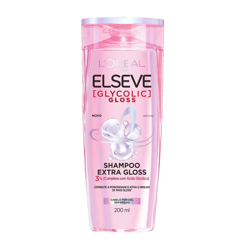 Shampoo Glycolic Gloss Elvive 200Ml