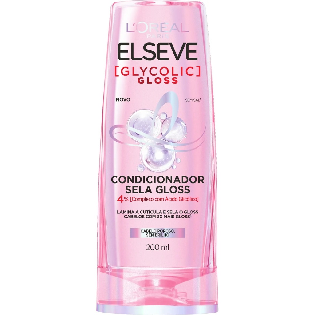 Acondicionador Glycolic Gloss Elvive 200Ml