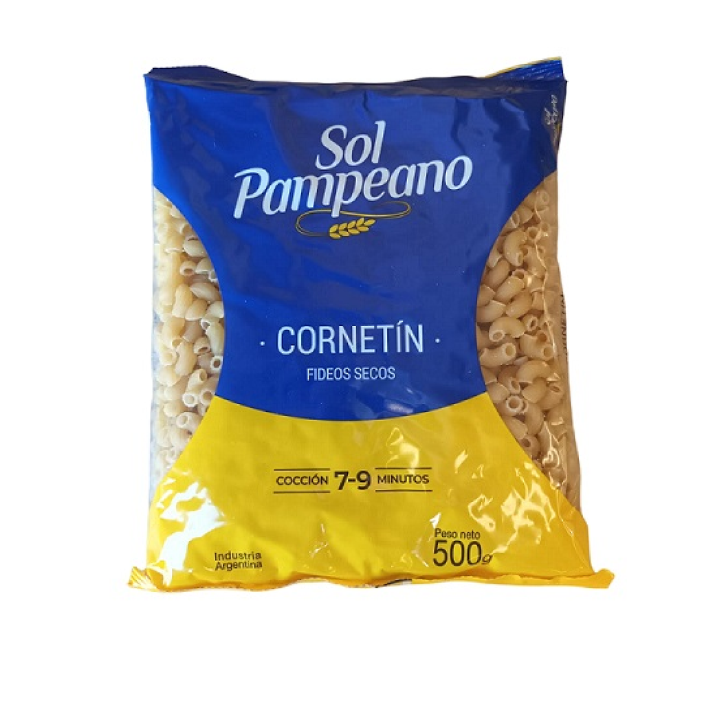 Fideos Cornetin Sol Pampeano 500g